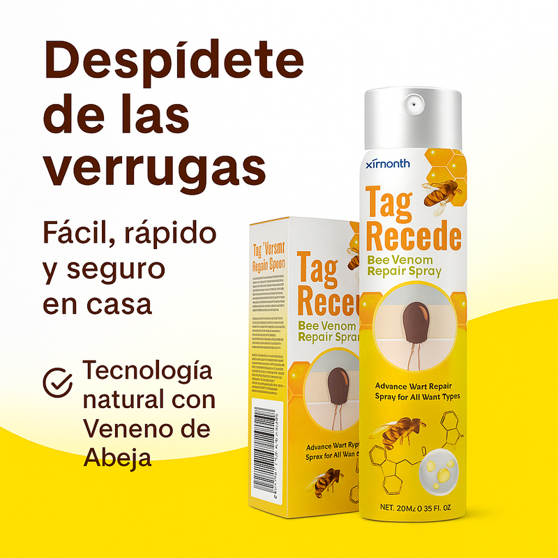 🐝 Tag Recede Spray Premium – El poder natural del Veneno de Abeja